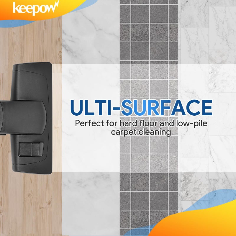 KEEPOW 285-3 Vacuum Attachments Brush Head Compatible with Miele Compact Canister C1 Combination, Classic Smooth Floor Brush - Image 4